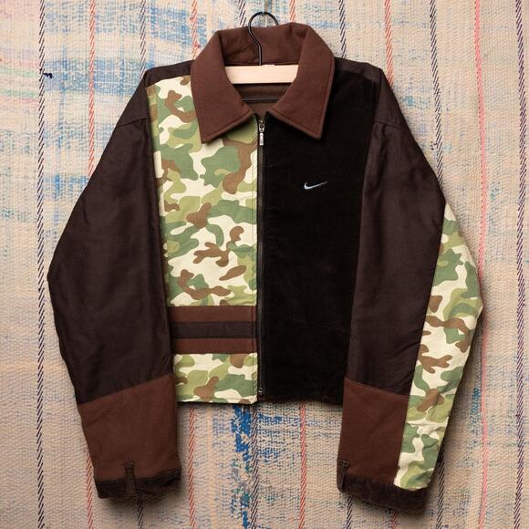 Nike Other - Custom upcycled cropped nike jacket